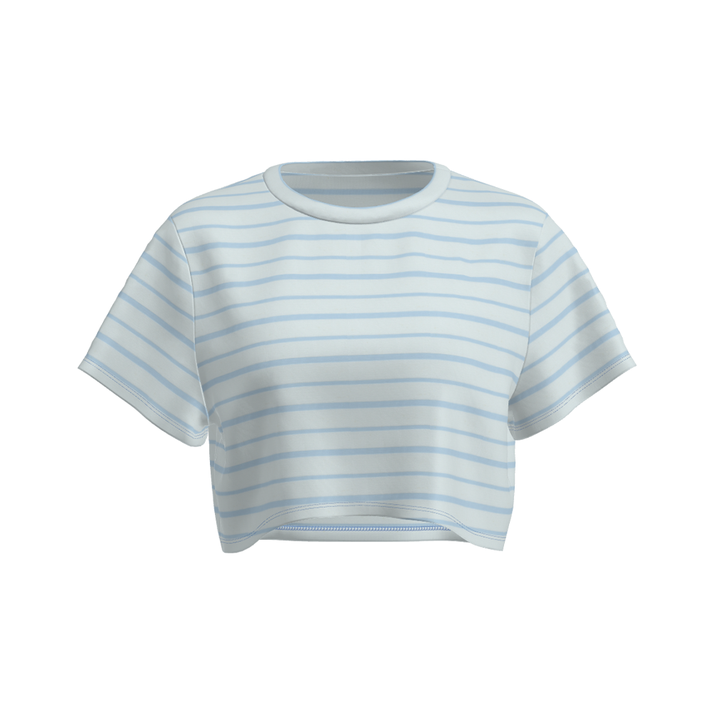 Forårs- og sommermode-charme af bomuld og hør blandet singletrøje